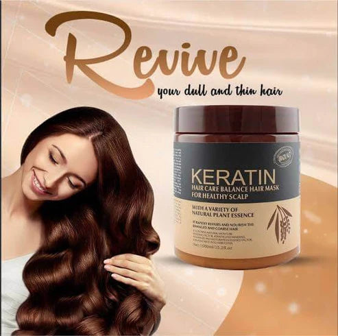 (New🌙Ramadan🎉 Deal) 4 In 1 – Keratin Hair Mask| Keratin Shampoo| Keratin Hair Serum Free Makeup Fixer